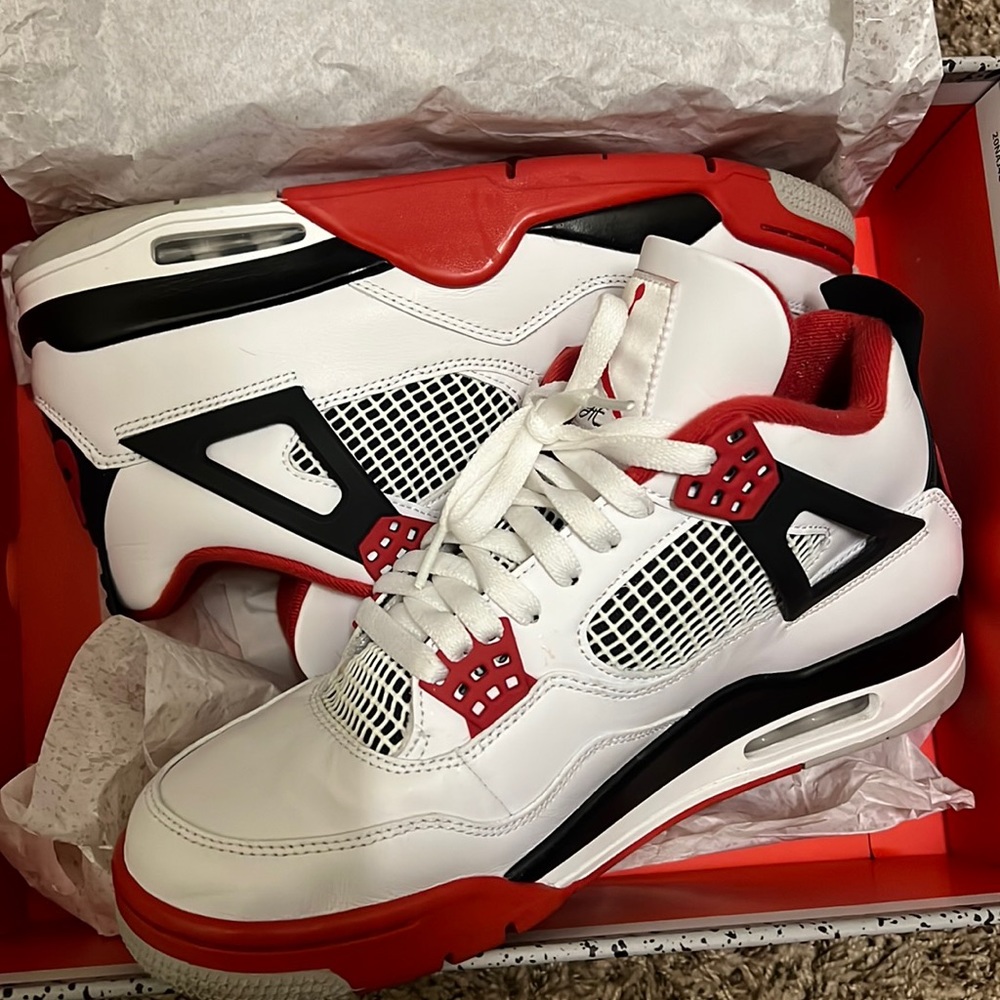 Retro 4 Fire Red